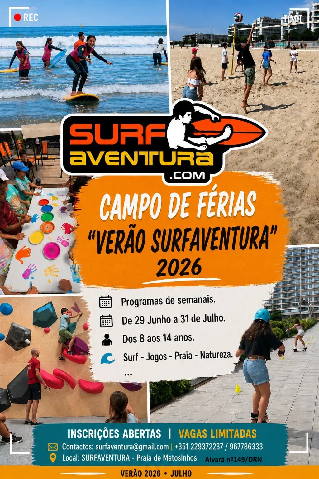 Campos de férias Surfaventura